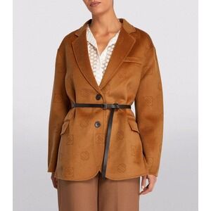 Maje Wool Camel Women’s Blazer NWT 0 US XS